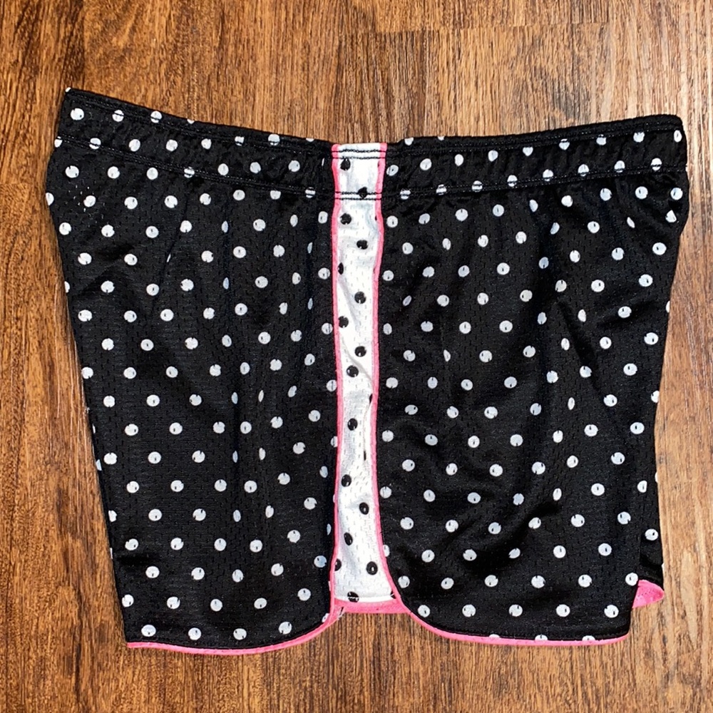 Girls Justice Polka Dot Athletic Shorts - Picture 5 of 6